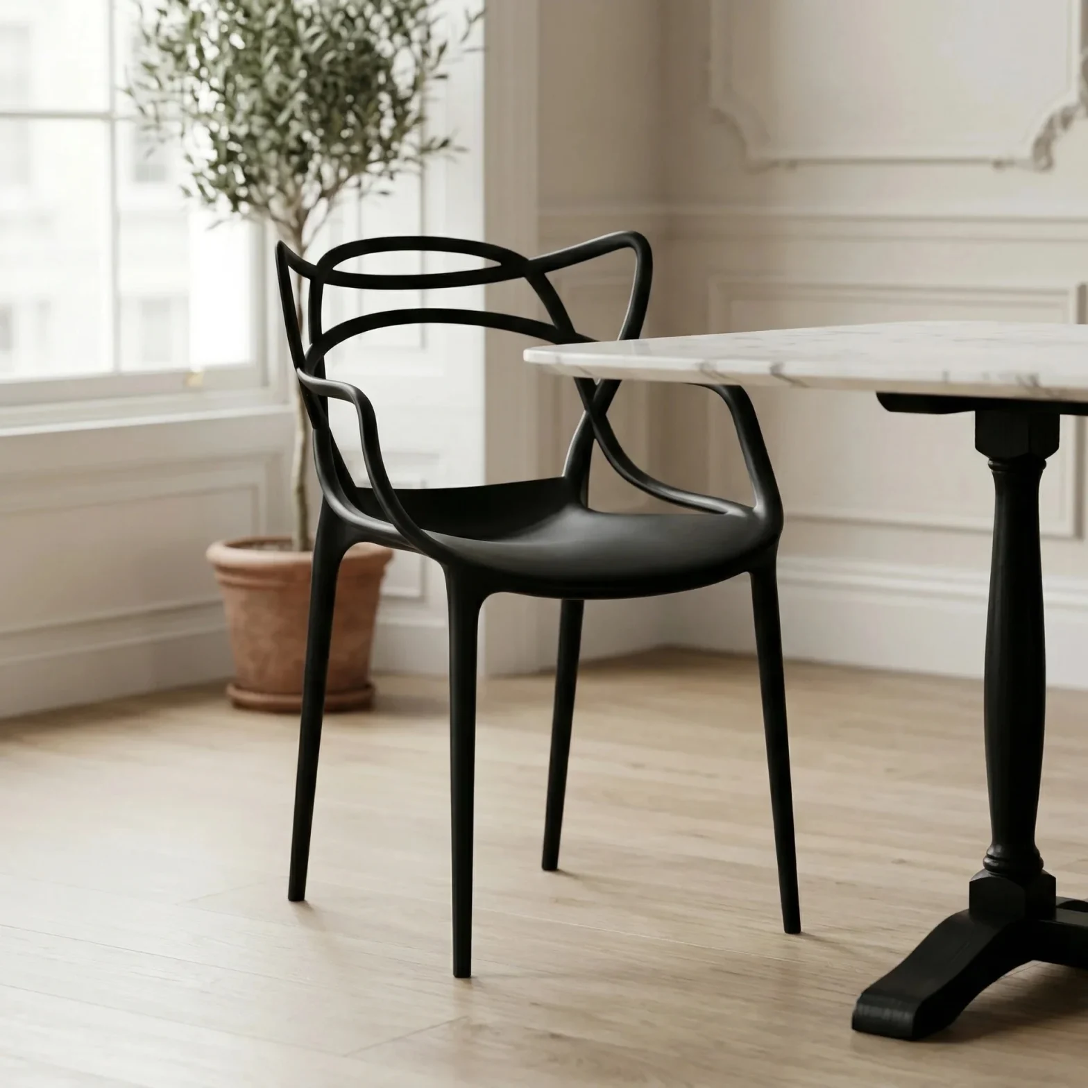 Black masters dining chair